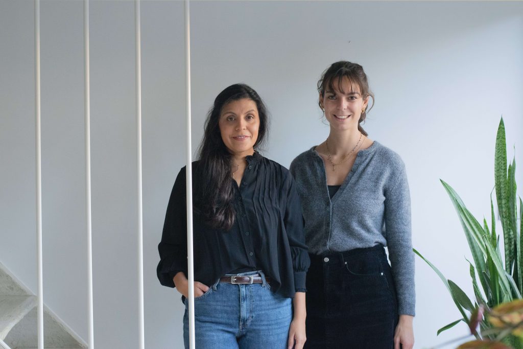 Lisa Masse et Darinka Osinaga, fondatrices de l'agence Atelier Toco, agence d'architecture d'intérieur à Angers.